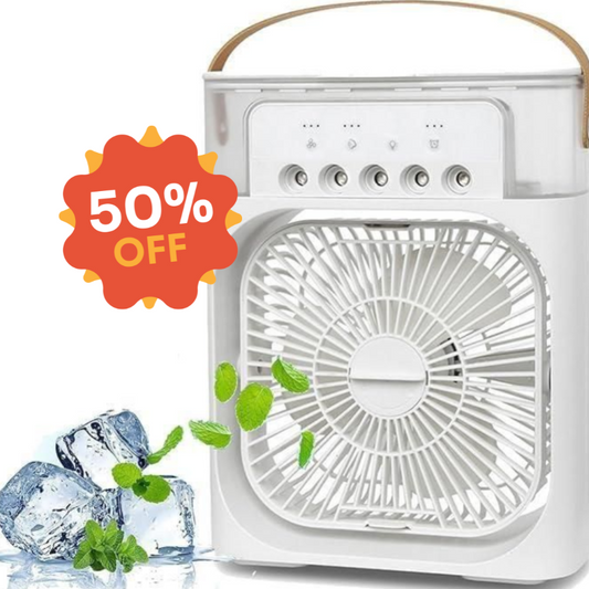 Portable 3-in-1 Mini Air Cooler | USB-Powered Personal AC